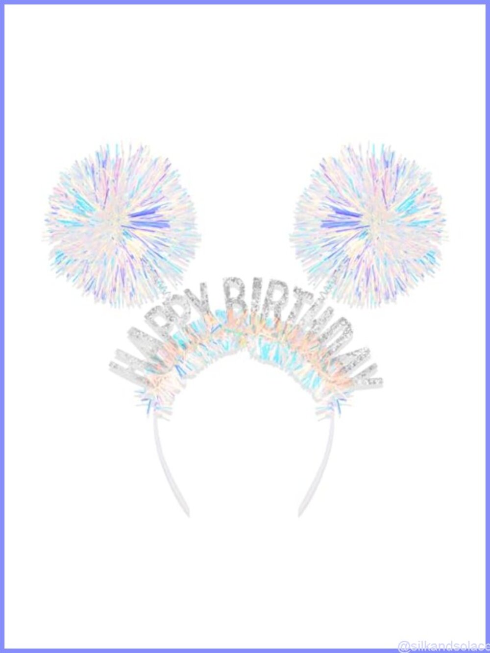 Happy Birthday Crown Tiara Headband Party Decor Gift